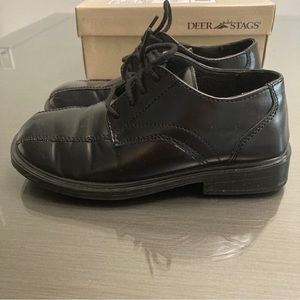 Boys black size 13 dress shoes